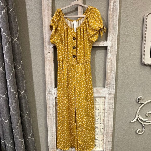 Sz 6 New (NWOT) Heart and Arrow Girl's Super Soft Jumpsuit: Size 6 - Picture 1 of 2
